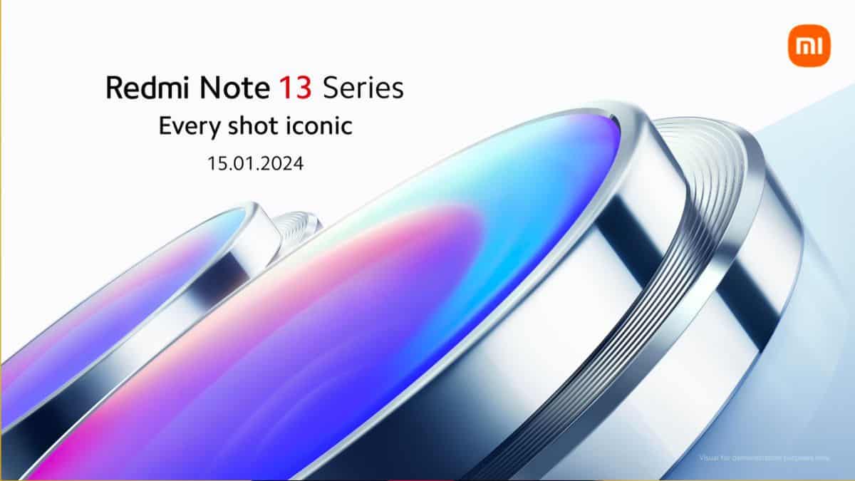 Redmi Note 13 5G series officially confirmed to launch on 15 Jan,2024