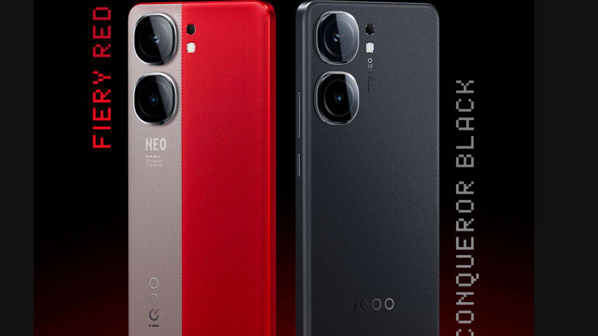 iQOO Neo 9 Pro black and Red color