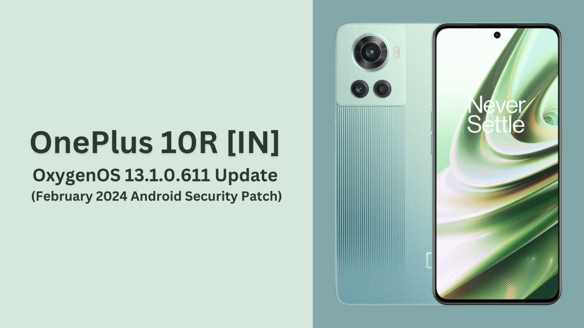 OnePlus 10R - OxygenOS 13.1.0.611 Update