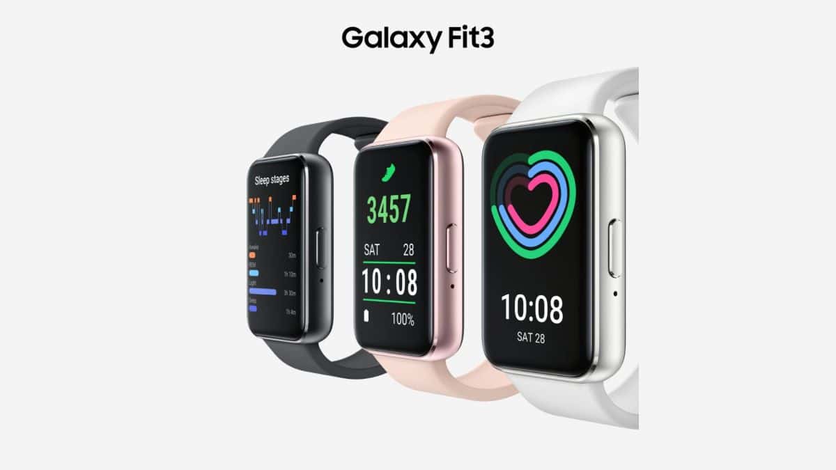 Samsung Galaxy Fit 3 renders