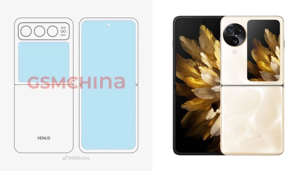 Xiaomi Mix Flip (Alleged Schematic) and OPPO Find N3 Flip