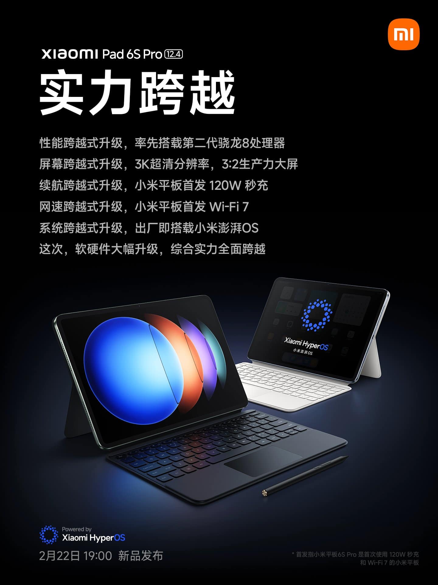 Xiaomi Pad 6S Pro - Launching on 22nd February 2024