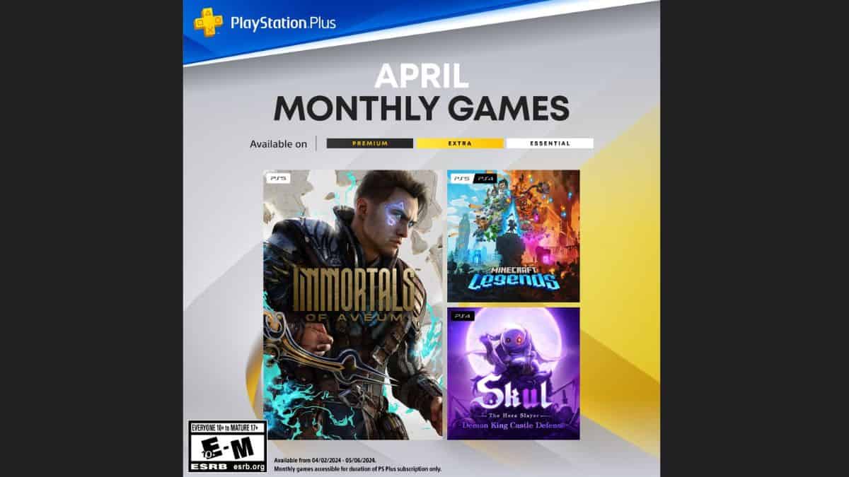 PlayStation releases game lineup for PlayStation Plus Monthly Games for