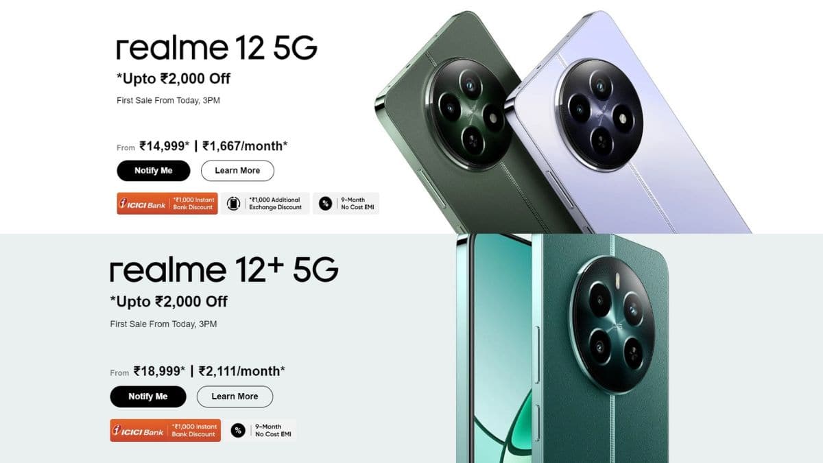 Realme 12 5G and Realme 12+ 5G