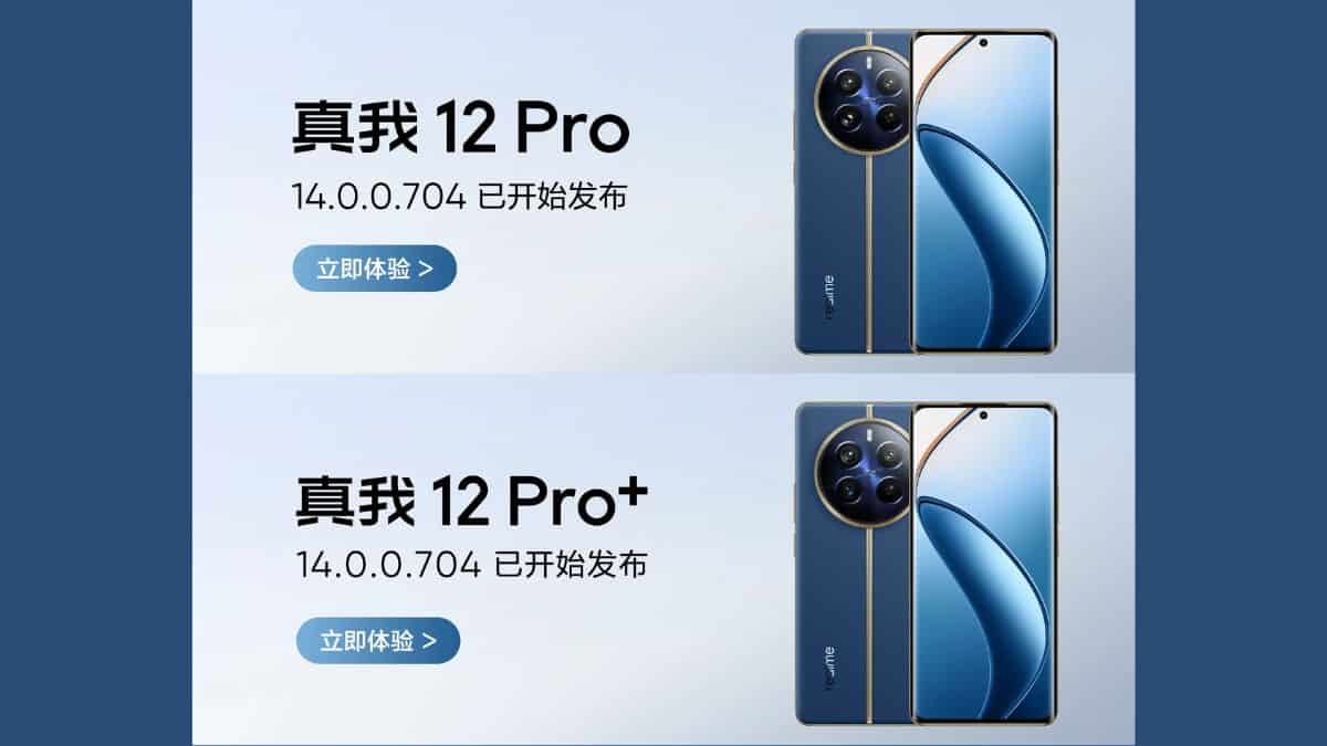 Realme 12 Pro and Realme 12 Pro+ - Realme UI 14.0.0.704 Update