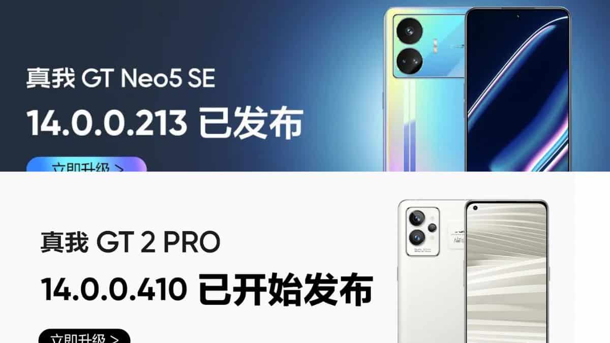 Realme GT Neo2 Gets Stable Android 13 Update in China - Gizmochina