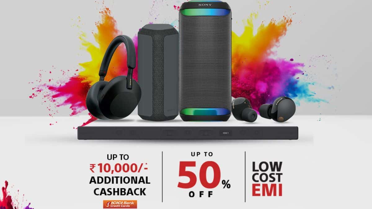 Sony Holi Offers on Audio products