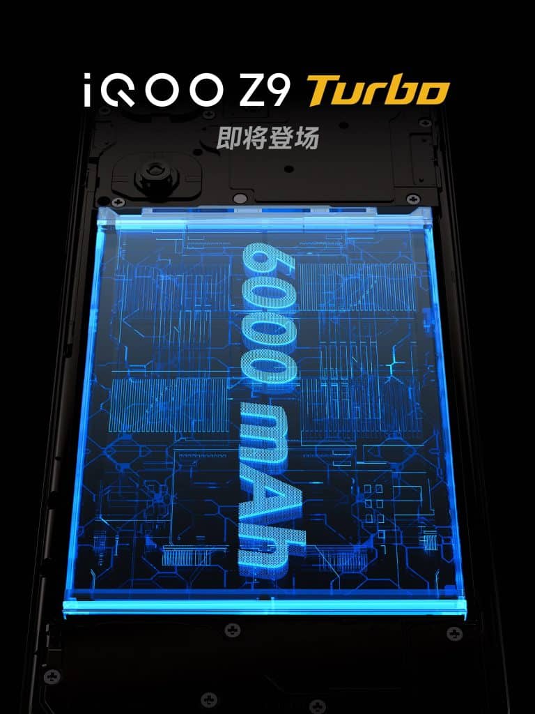 iQOO Z9 Turbo 6,000mAh battery