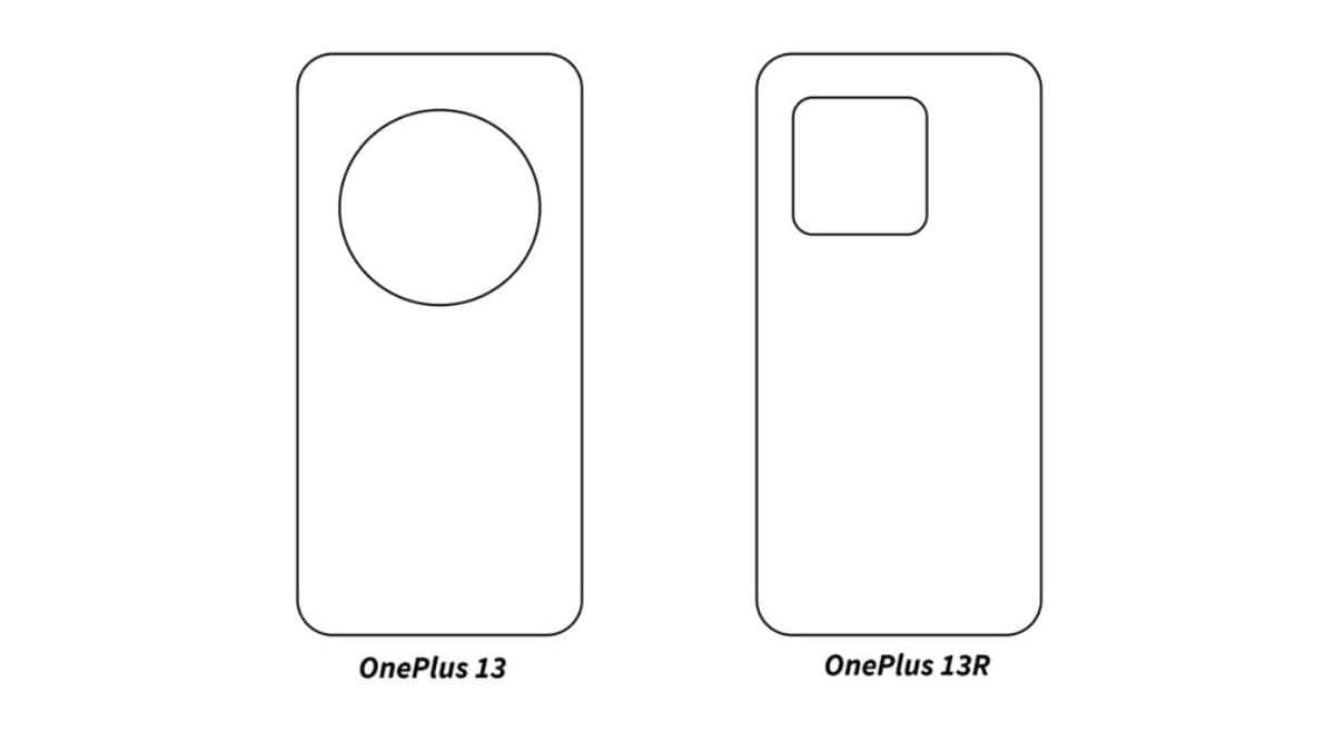 Alleged Sketch of OnePlus 13 and 13R