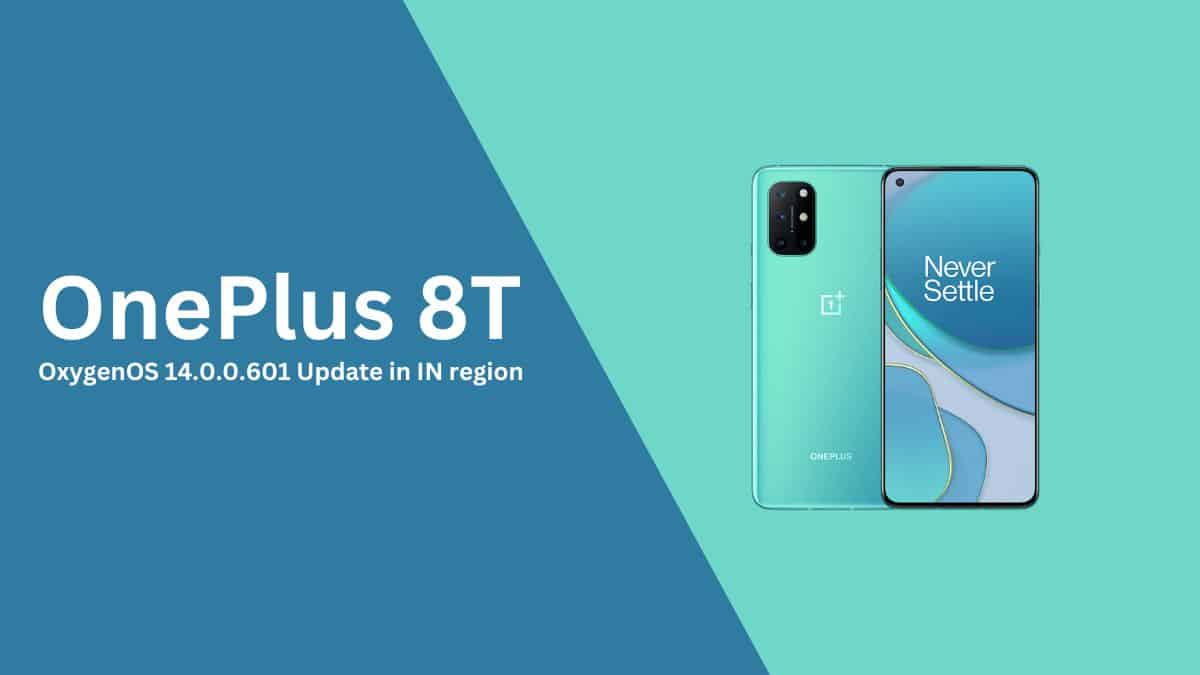 OnePlus 8T OxygenOS 14.0.0.601