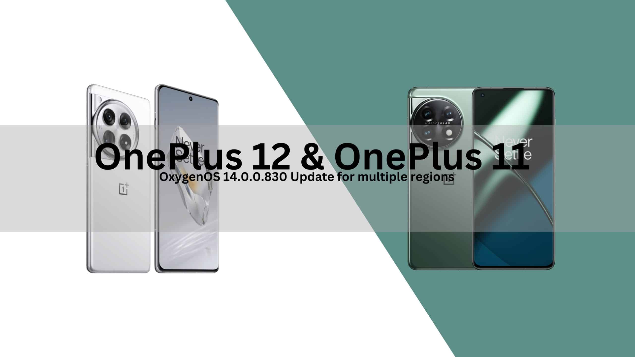 OnePlus 12 and OnePlus 11