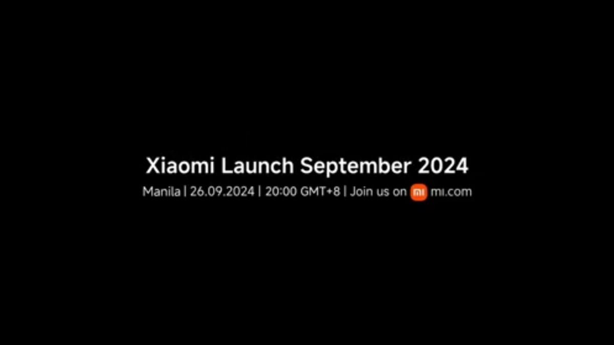 Xiaomi September 2024 Launch