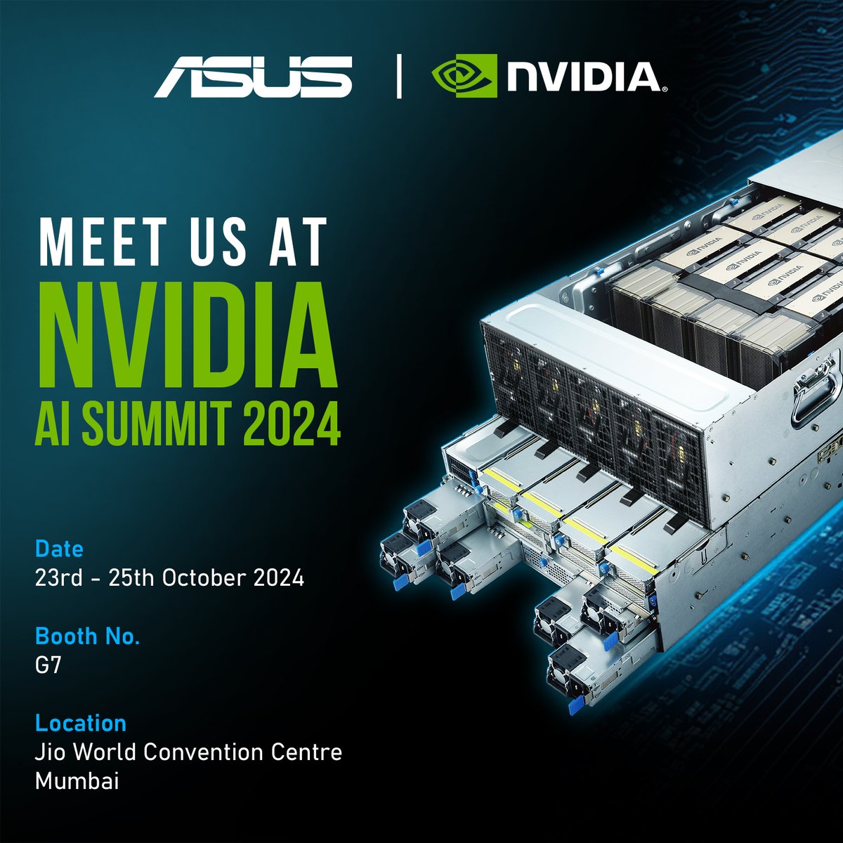 ASUS - NVIDIA AI SUMMIT 2024 - OFFICIAL POSTER