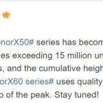 Honor X60 Series - Launch - Weibo Post