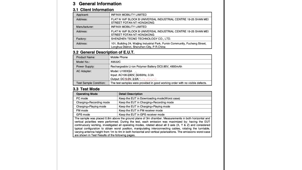 Infinix Smart 9 HD spotted on FCC