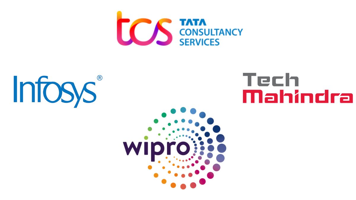 Infosys, TCS, Wipro and Tech Mahindra Logos