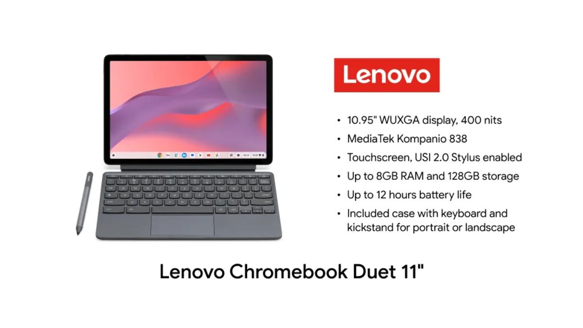 Lenovo Chromebook Duet 11"