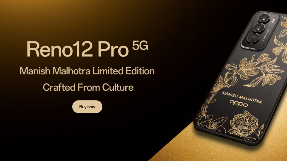 OPPO Reno12 Pro 5G Manish Malhotra Limited Edition