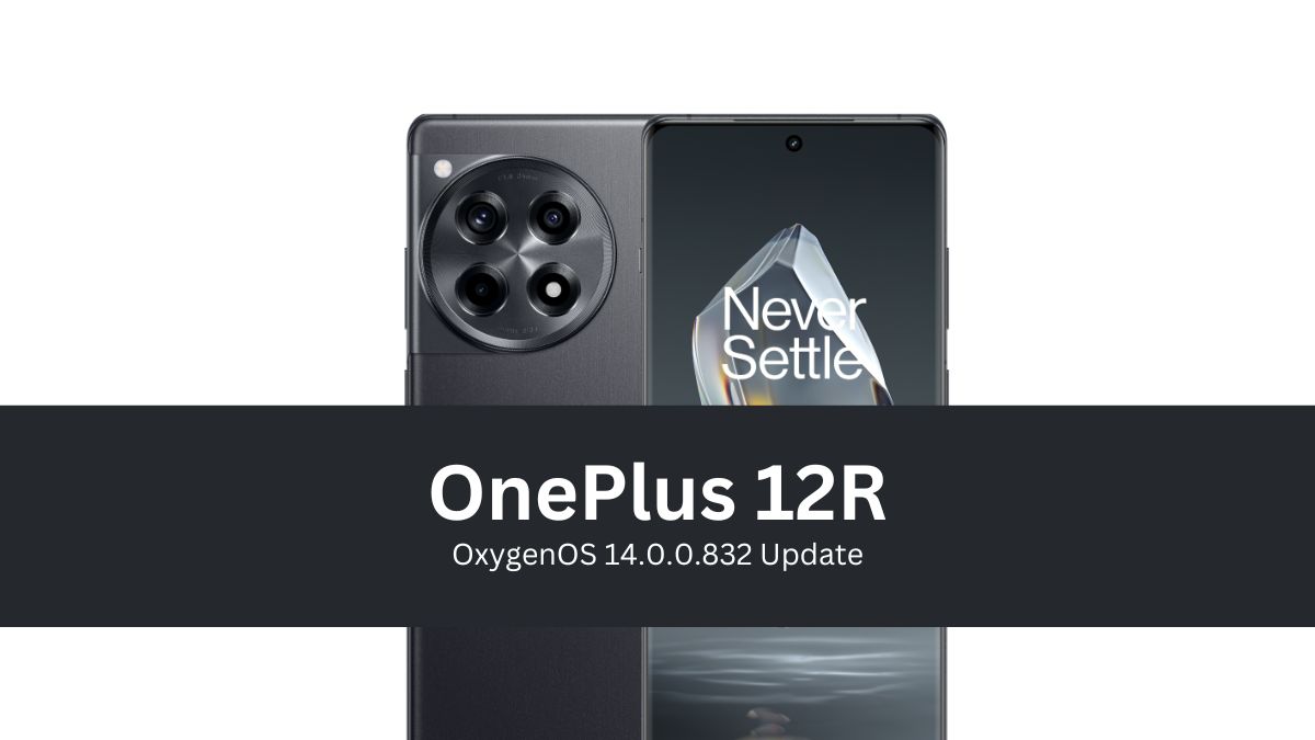 OnePlus 12R OxygenOS 14.0.0.832