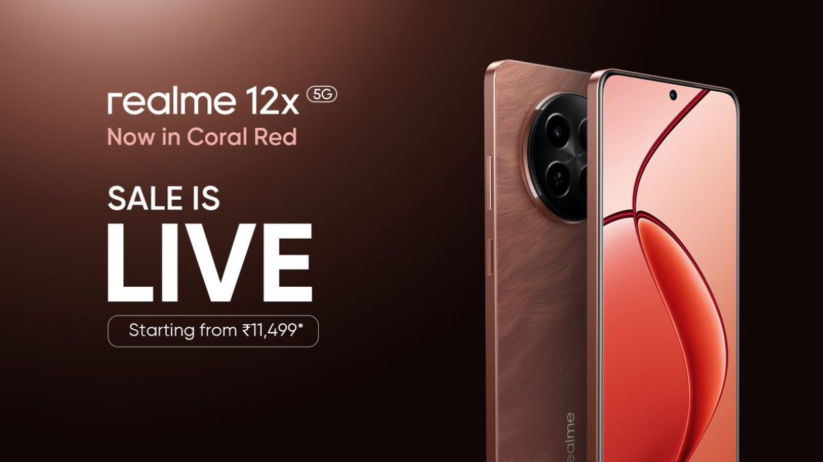 Realme 12X 5G Coral Red