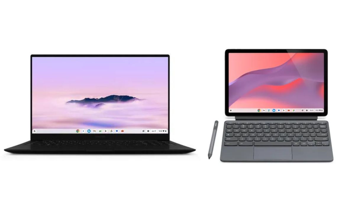 Samsung Galaxy Chromebook Plus and Lenovo Chromebook Duet 11"