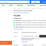 POCO Smart Stylus Pen - Flipkart Listing