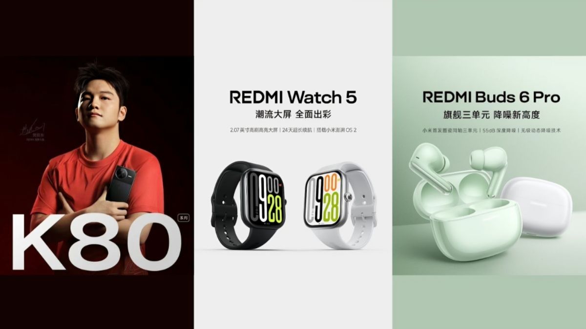 Redmi K80 Series, Redmi Watch 5, Redmi Buds 6 Pro - Feature Image