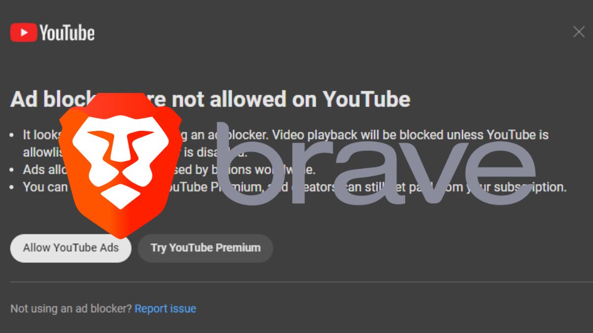 Brave Brings Out New Fix to Prevent YouTube From Detecting Ad Blockers