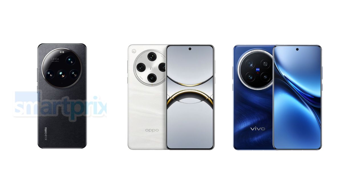 Xiaomi 15 Ultra (Render Image), OPPO Find X8 Pro, Vivo X200 Pro