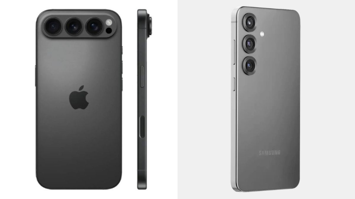 Apple iPhone 17 Series and Samsung Galaxy S25 - Revealed Rear Panel Images