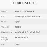 OPPO Reno 13F 5G - 12GB.256GB - Key Specs (2)