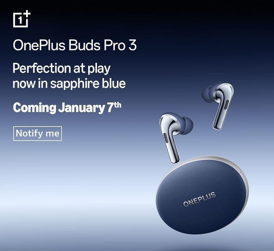 OnePlus Buds Pro 3 - Sapphire Blue - Amazon Listing