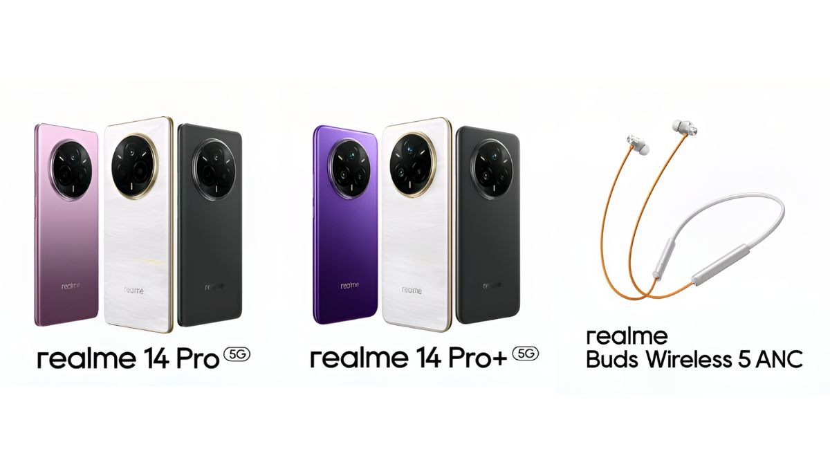 Realme 14 Pro Series 5G and Realme Buds Wireless 5 ANC Officially Launched in India