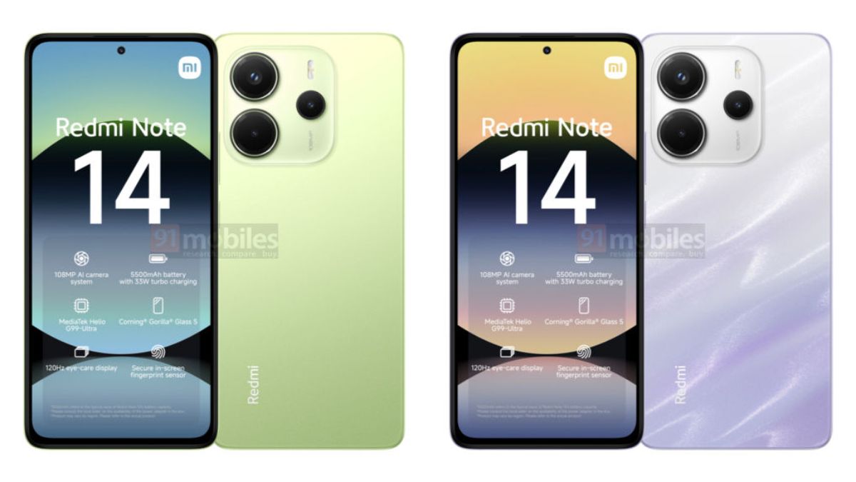 Redmi Note 14 4G - Leaked Renders