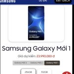 Samsung Galaxy S25 - Vietnamese Retailers Listing