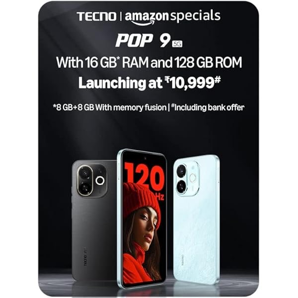 Tecno Pop 9 5G - New Storage Model - Launching Soon